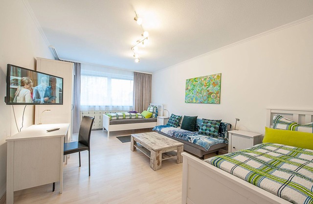 Nouvellement meublé appartement de 2 pièces au centre
