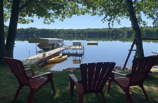 Newly Reduced! Family Cabin with Sand Beach & Swimming Area 2 Hours From Cities