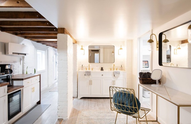 Newly renovated historic garden level apartment