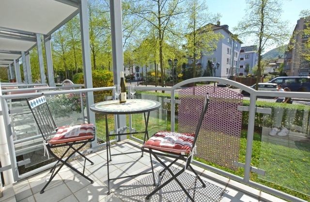 Bel appartement 1 pièce dans le spa - balcon, WiFi, TV, proche du centre ville