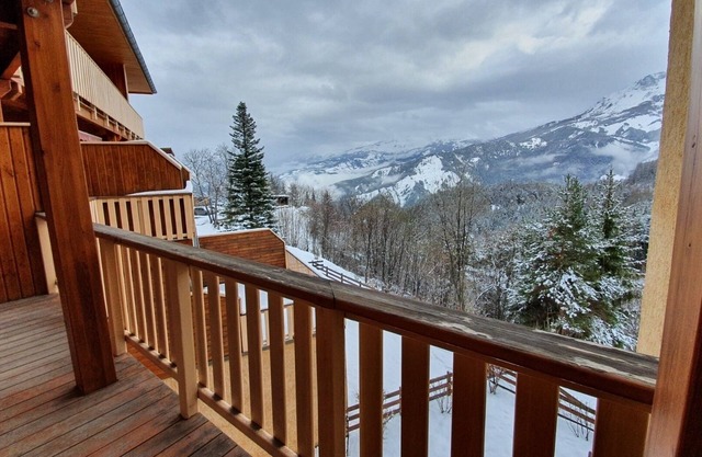 Joli appartement neuf praloup 1600 ( reduction locations skis)