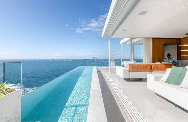 Penthouse avec vue sur la mer à Rio - Vid001