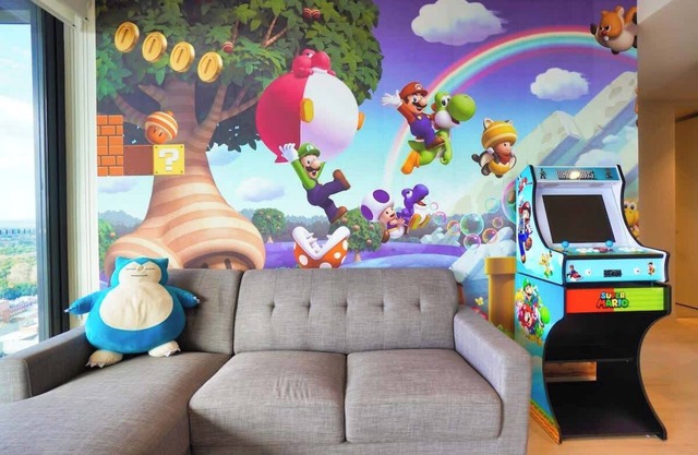 Nintendo Theme-Adelaide CBD-King Bed-Gym