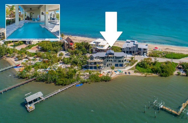 Nirvana Shores: Ocean-2-River FL Beach House avec piscine chauffée, quai, ascenseur, bain à remous