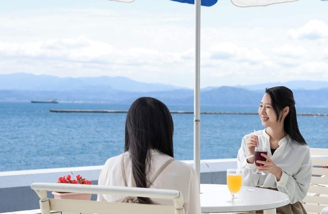 Nonsmoking Ocean view Westernstyle twin room / Ibusuki Kagoshima