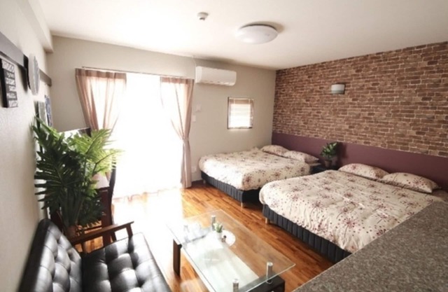 Nonsmoking Quadruple room 2 double beds / Naha Okinawa