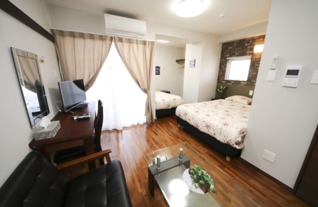 Nonsmoking Triple room 1 single bed 1 double / Naha Okinawa