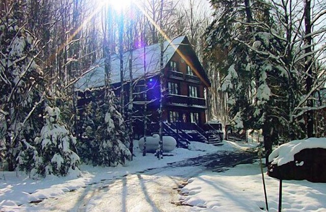 Nordic chalet Haus niché dans les bois sereines de Ski Brule Village