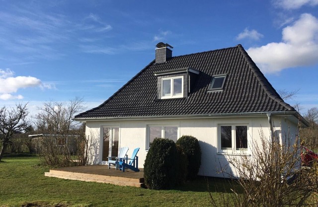 Nordseeblick maison de vacances dans un endroit isolé avec vue sur la mer et chien