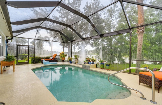 North Fort Myers Home w/ Heated Pool & Lake Views!