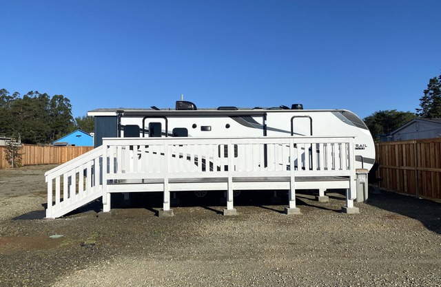 "North Trail" the Glamping Trailer in The Cottages at Crescent City