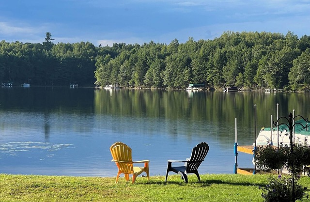 Nostalgic North Two Lake Retreat on a Crystal Clear and Full Recreation Lake.