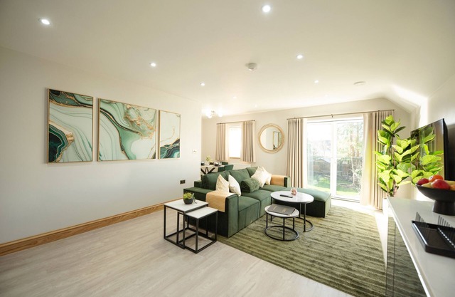 Appartement-Premium-Salle de bain et douche-Vue sur Jardin-Oak Lodge-Flat 4