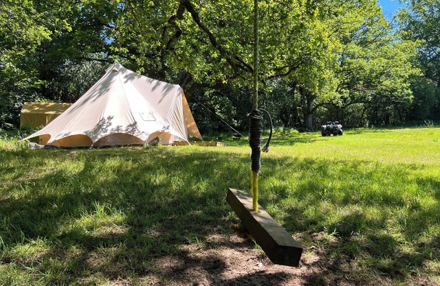 Oaktree Nook Camp Secluded camping in 13 acres of magical meadow and woodland.