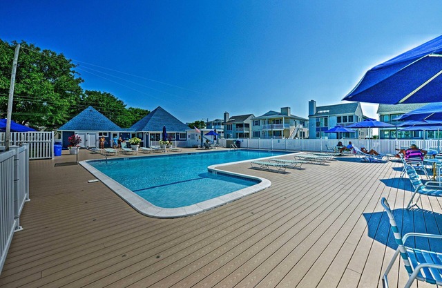 NOUVEAU! Ocean City Condo w / accès à la piscine-Walk à la plage