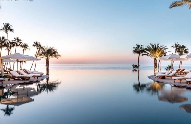 Ocean front resort located on an inlet bay in the Sea of Cortés