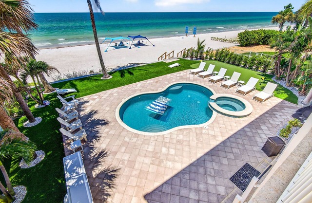 Accueil Oceanfront avec piscine privée - Ocean Sands