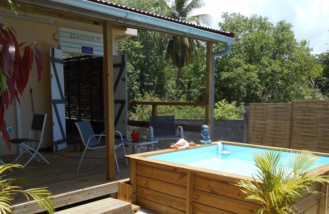 Gîte vue ocean avec piscine privée à 400 mètres de la plage