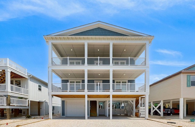 Ocean-view home near beach with private heated pool, outdoor shower, & elevator