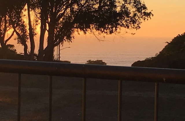 Vue sur l'océan à La Selva Beach / Manresa State Beach / Santa Cruz