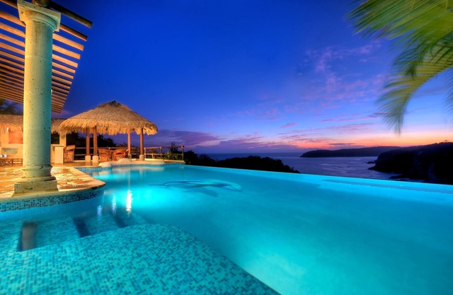 Oceanfront Beach View Villa sur Violin Bay près de Santa Cruz