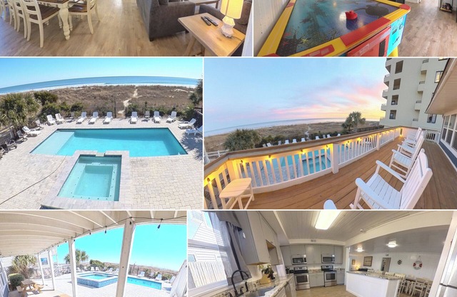 Oceanfront, Central, Huge 5k sq ft Home w Huge Private Pool, Hot tub, & Gameroom