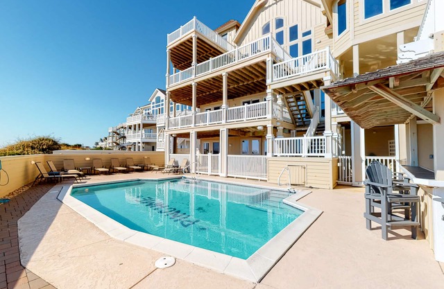 Oceanfront, dog-friendly house with private pool, hot tub, & central AC