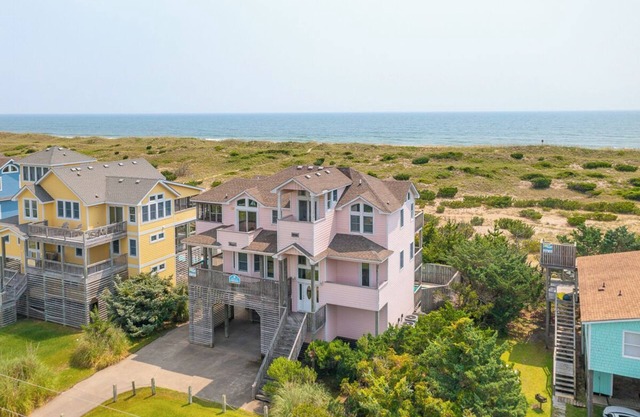 Oceanfront home in Salvo w/ Private Pool & Game Room