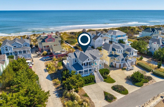 Oceanfront home walkable to the beach with private pool & hot tub - dog-friendly