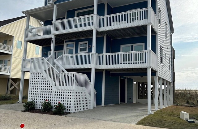 Oceanfront North Topsail Beach House avec vue
