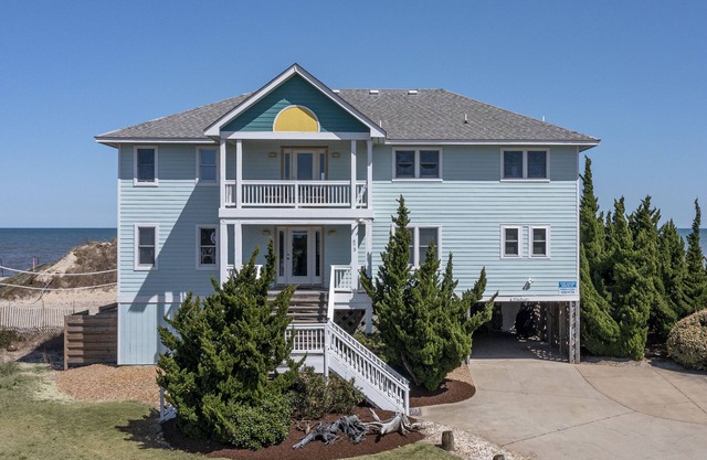 Réservez 2020 Oceanfront w Private Beach Walkway, ascenseur, piscine personnalisée, VUES!