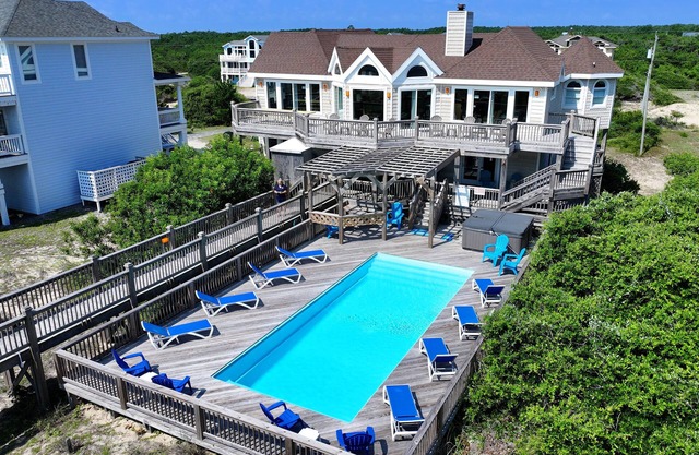 OCEANFRONT, wild horses, private pool, hot tub-4x2275, Over at Carova