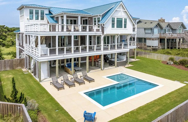 Oceans Blue | Oceanfront | Private Pool, Hot Tub