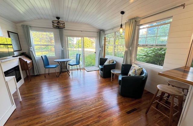 Oceanside Acadia Artist's Studio with high end finishes and local character