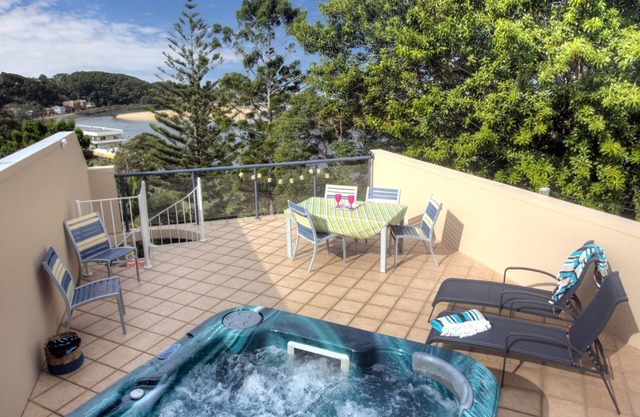 Oceanview 6 à Nambucca avec tce et spa sur le toit