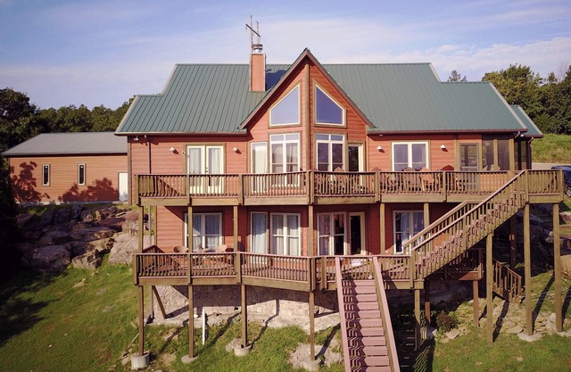 Luxe Water Front Lodge-Vista Estrella au lac Eufaula