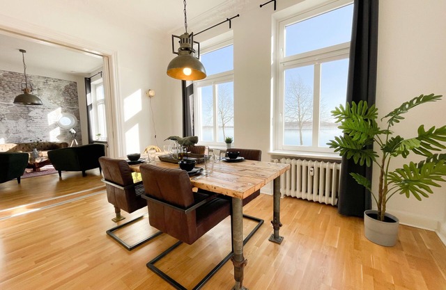 Old building apartment with Schlei view - second floor