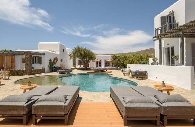 Olive Mykonos Villas - Suite face à la piscine