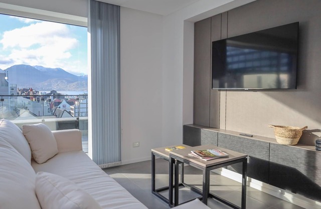 One-Bedroom Apartment with Balcony and Sea View
