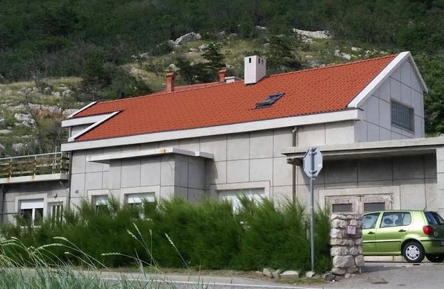 Appartement d'une chambre avec la terrasse et la vue sur le mer Bakarac, Kraljevica (A-21710-a)