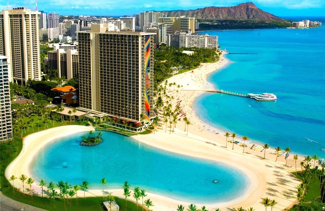 Vue sur l'océan ! dans le prestigieux Hilton Hawaiian Village.