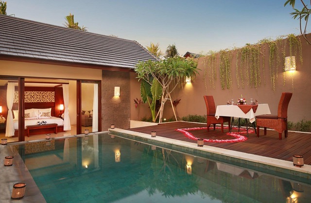 Suite Villa d'une chambre avec piscine privée à seulement 5 minutes en voiture de la plage