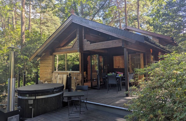 Onni - cosy forest cabin with hot tub