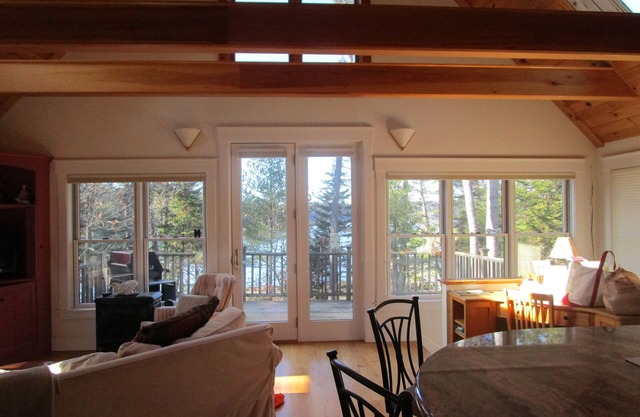 Open Plan Shorefront Accueil Avec en eau profonde Dock Et Sunsets