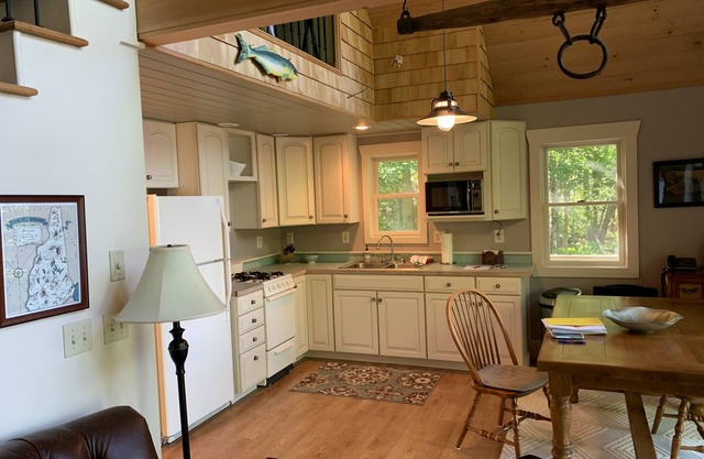 Open, Sunlit Cottage; hiking, fishing, kayaking, skiing. Water access!