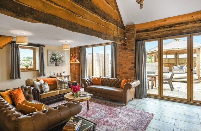 Escape to this spacious barn conversion in rural Shropshire.