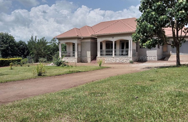 Out of town bungalow with a large green compound, trees and outdoor space