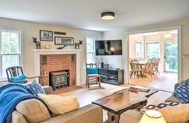 NEW! Outdoor Haven in Hebron: Walk to Town Beach!