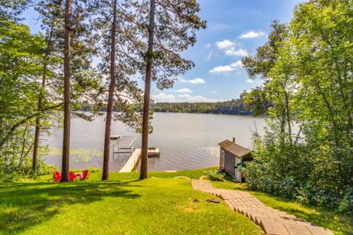 Paddle and Bike Cottage with Dock in Pequot Lakes!
