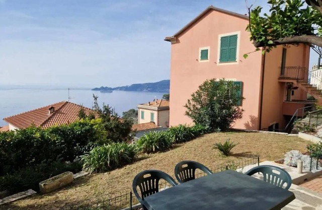 Panoramic garden on the sea, a corner of Liguria